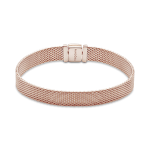 Brazalete de Malla Pandora Reflexions Recubrimiento en Oro Rosa