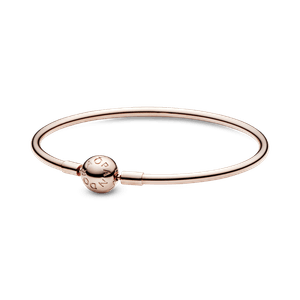 Brazalete Rígido Pandora Moments en Recubrimiento en Oro Rosa