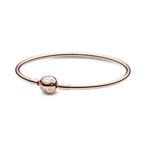 Brazalete Rígido Pandora Moments en Recubrimiento en Oro Rosa