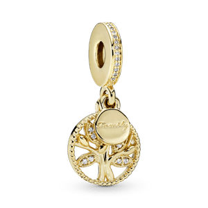 Charm Colgante Árbol de Familia Reluciente