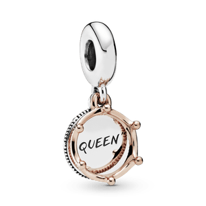 Charm Colgante Reina y Corona Real