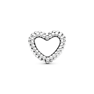 Charm Corazón Abierto con Cuentas