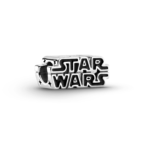 Charm Logo Star Wars 3D Plata