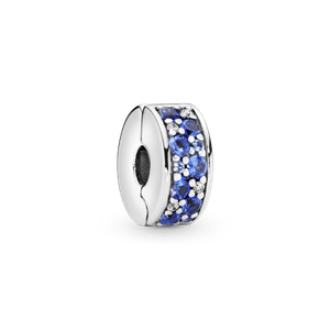 Charm Sujetador de Pavé Azul