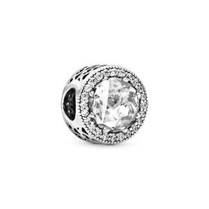 Charm Transparente Centelleante Pandora Plata Esterlina