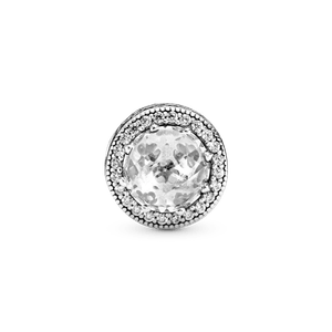 Charm Transparente Centelleante Pandora Plata Esterlina