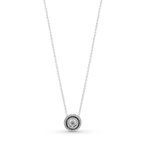 Collar Doble Halo Resplandeciente