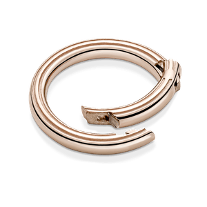 Conector de Estilo Redondo Recubrimiento en Oro Rosa Pandora Me
