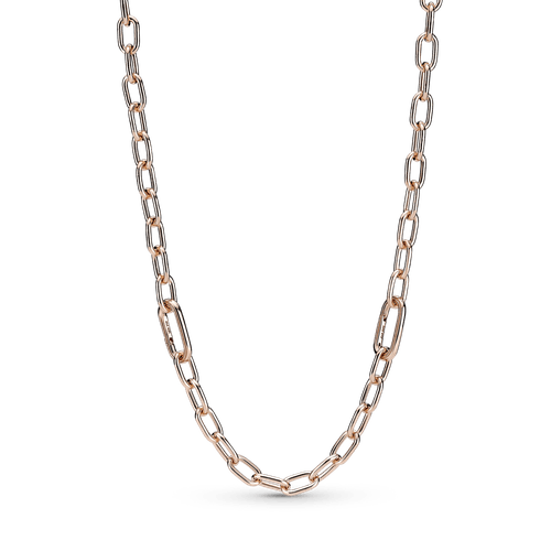 Collar de Cadena de Eslabones Recubrimiento en Oro Rosa de 14K Pandora Me