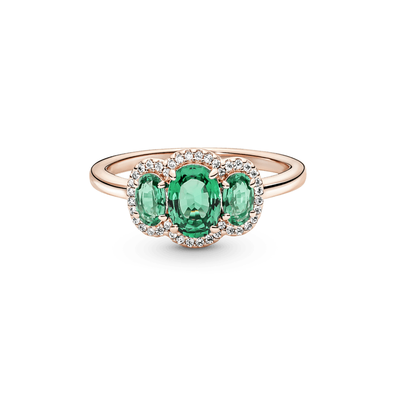 Anillo piedra verde pandora new arrivals