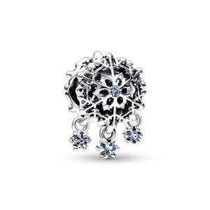 Charm Gota de Copo de Nieve Helada