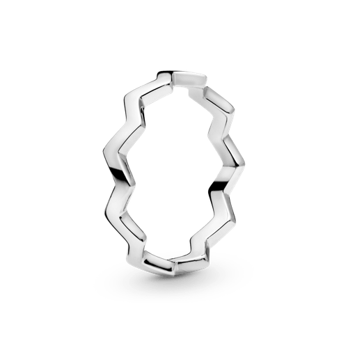 Anillo en Zigzag Pulido Pandora Pandora Plata Esterlina Esterlina