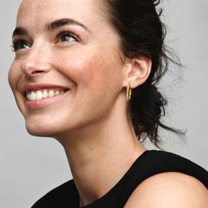 Aretes de Aro para Charms Pandora Moments Recubrimiento en Oro de 14k