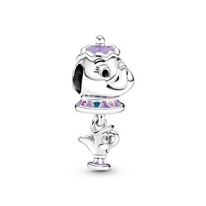 Charm Colgante en Plata de Ley Sra. Potts y Chip la Bella y la Bestia de Disney