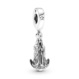 Charm Colgante en Plata de Ley Virgen de Guadalupe