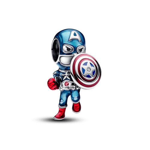 Charm Capitán América de Los Vengadores de Marvel