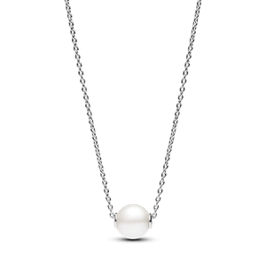 Collar Perla Cultivada de Agua Dulce Tratada Blanco