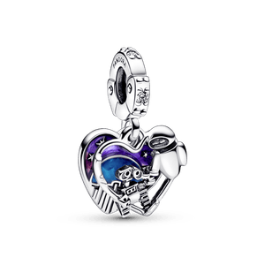 Charm Colgante Wall-E y Eve Brilla en la Oscuridad de Disney Pixar