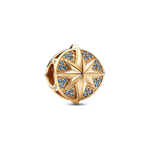 Charm Insignia Capitana Marvel de Marvel Recubrimiento en Oro de 14k