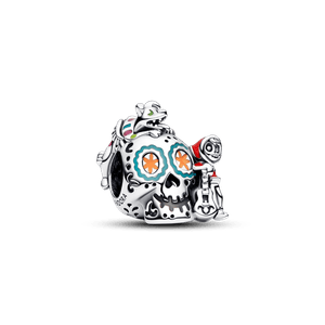 Charm Calavera de Miguel y Dante de Coco de Disney Pixar que Brilla en la Oscuridad