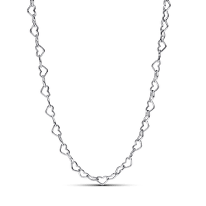 Collar Corazones Unidos Plata