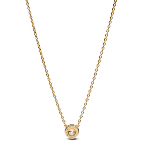 Collar Halo Redondo en Pavé