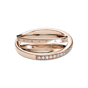Anillo de Banda Triple Cruzado