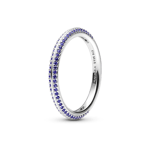 Anillo de Pavé Azul Pandora Me