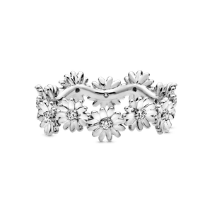 Anillo Corona de Margaritas Reluciente