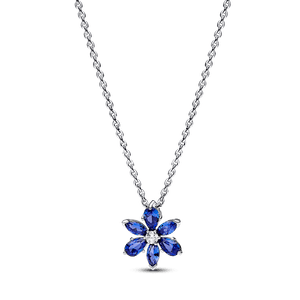 Collar Herbario Brillante Azul