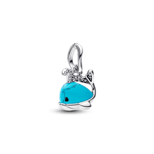 Charm Colgante Ballena Color Turquesa