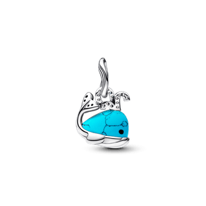 Charm Colgante Ballena Color Turquesa