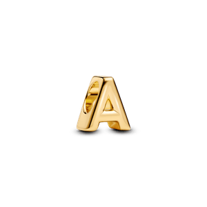 Charm Dorado Alfabeto Letra A