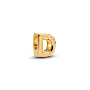 Charm Dorado Alfabeto Letra D