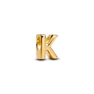 Charm Dorado Alfabeto Letra K