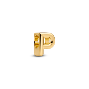 Charm Dorado Alfabeto Letra P