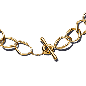 Collar de Eslabones de Forma Orgánica