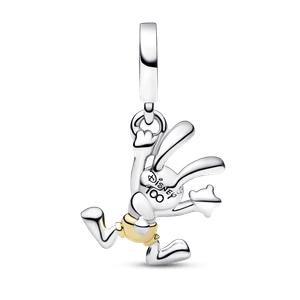 Charm Colgante 100 Aniversario Oswald de Disney con Diamante Sintético