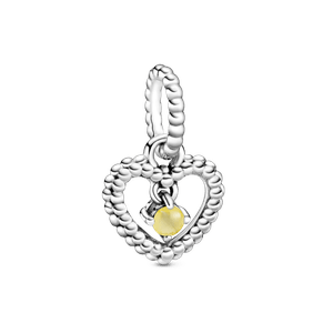 Charm Colgante Corazón de Noviembre
