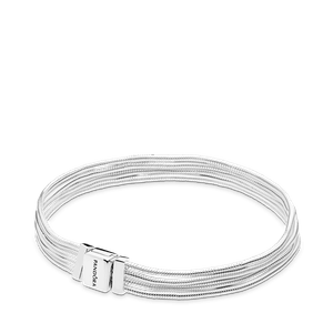 Brazalete de Múltiples Cadenas de Serpiente Pandora Reflexions Plata