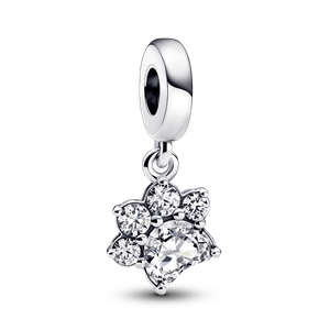 Charm Colgante Huella de Mascota Reluciente