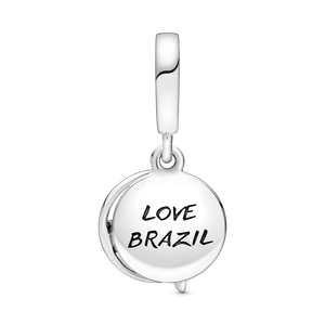 Charm Colgante Playa y Perico de Brasil