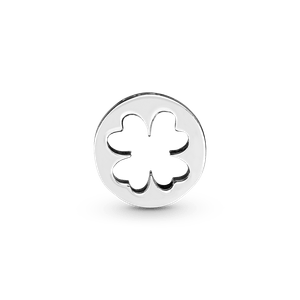 Charm Trébol de Cuatro Hojas Suerte y Valentía