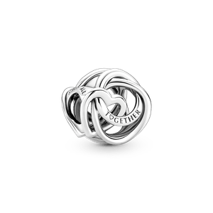 Charm Corazón y Circulos Familia Por Siempre