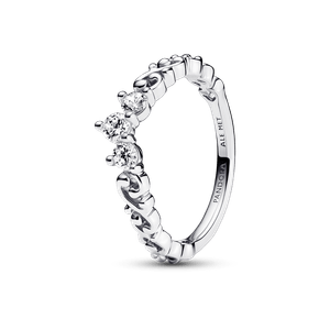 Anillo Tiara Remolino Real Pandora Plata Esterlina