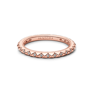 Anillo Pirámides de Pandora ME Recubrimiento en Oro Rosa