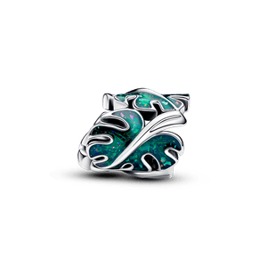 Charm Hojas de Monstera Verdes