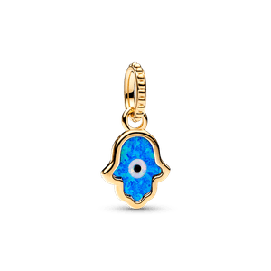Charm Colgante Hamsa Azul