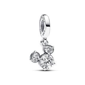 Charm Colgante Silueta Cabeza Brillante de Mickey Mouse