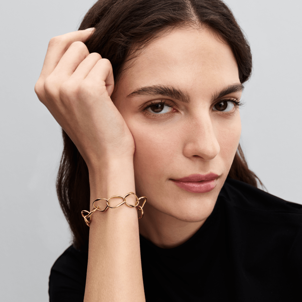 Brazalete de Eslabones de Forma Orgánica|Pandora - Pandora™ CO Joyería ...